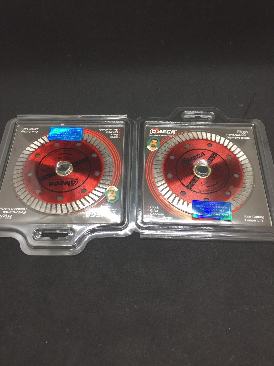 Lưỡi cắt gạch, lưỡi cắt đa năng Omega đỏ