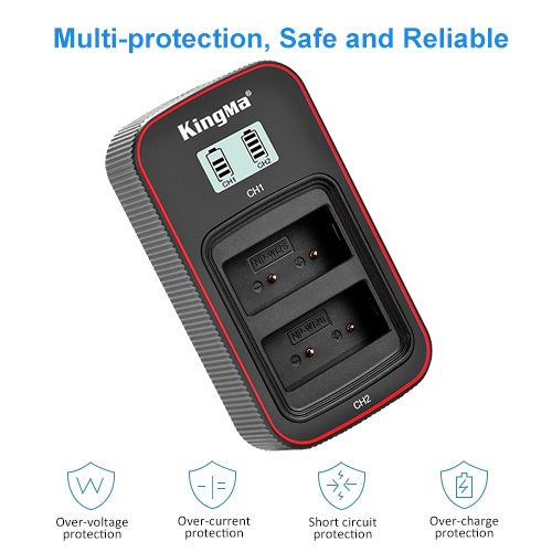 Pin sạc đôi Ver 3 Kingma cho NP-W126