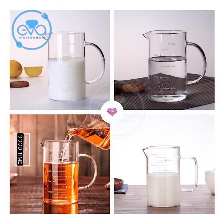 [HCM]Ly Thuỷ Tinh Chia Vạch Đo Lường 500 Ml