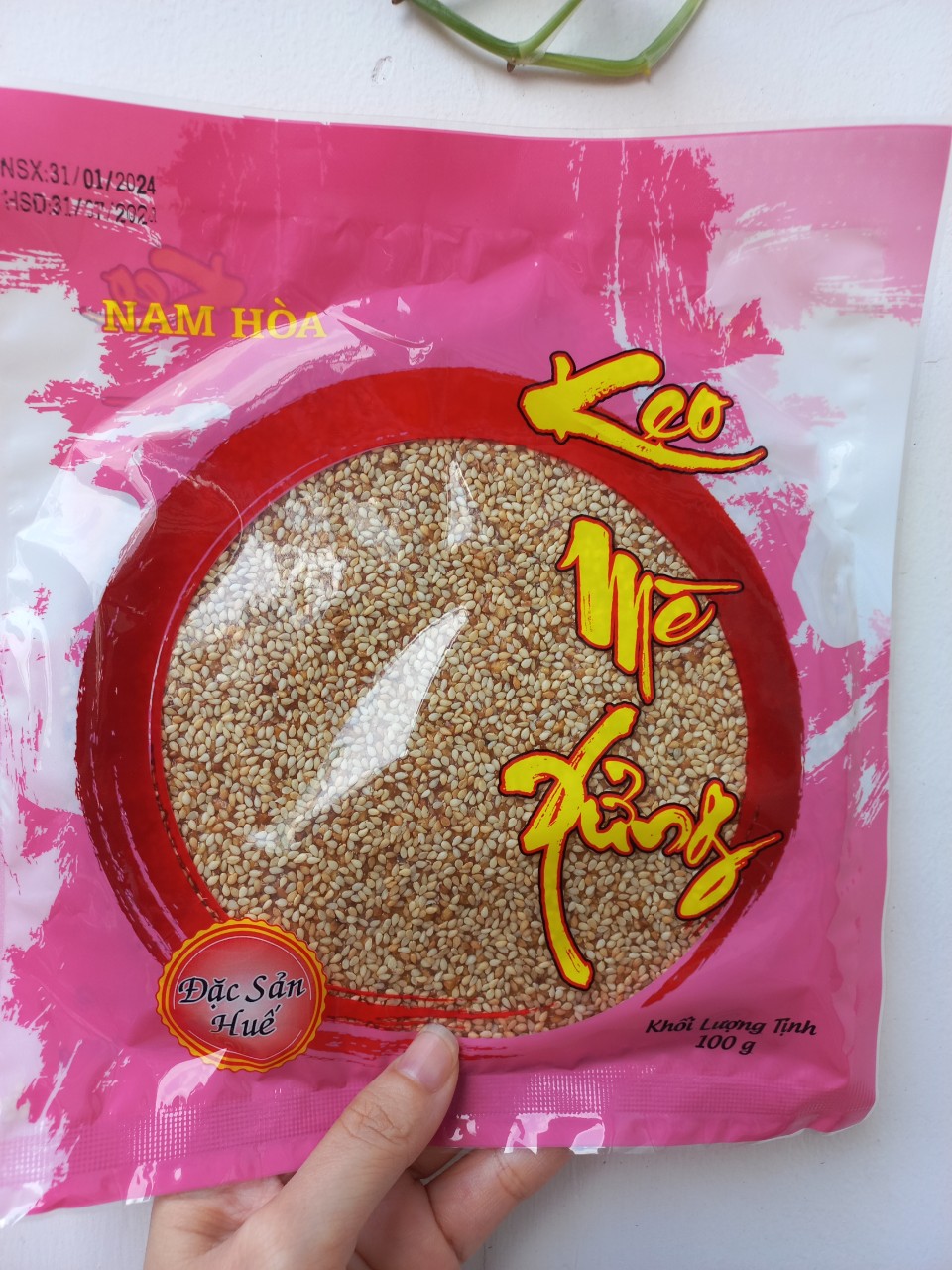 5 gói mè xửng nam hòa gói 100g, đặc sản huế