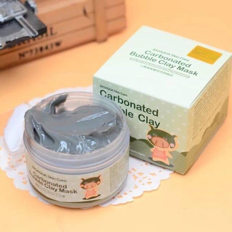 Mặt nạ sủi bọt thải độc Carbonated Bioaqua -MN76-A03T2 + Tặng mask môi