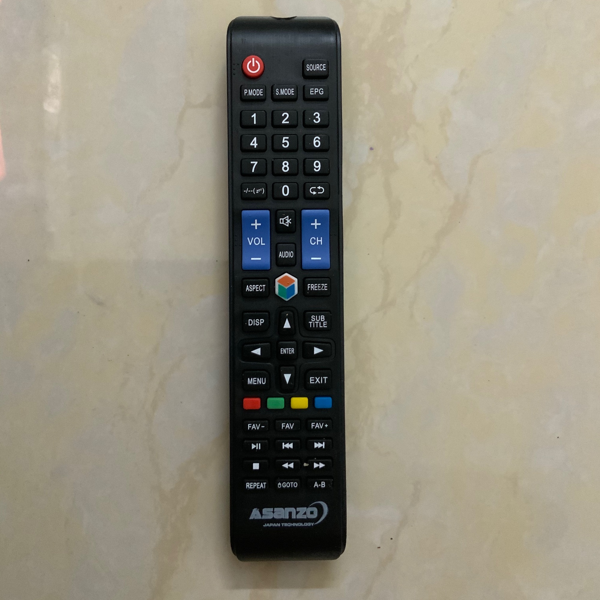 Điều khiển tivi led Asanzo Smart