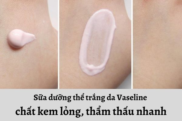 Sữa dưỡng thể da sáng tức thì Vaseline 350ml/chai