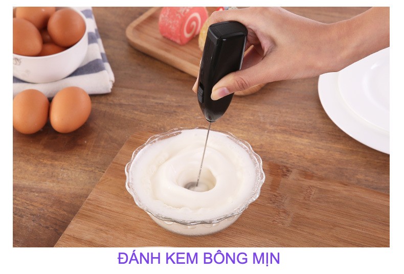 Máy đánh trứng, cafe,... cầm tay mini