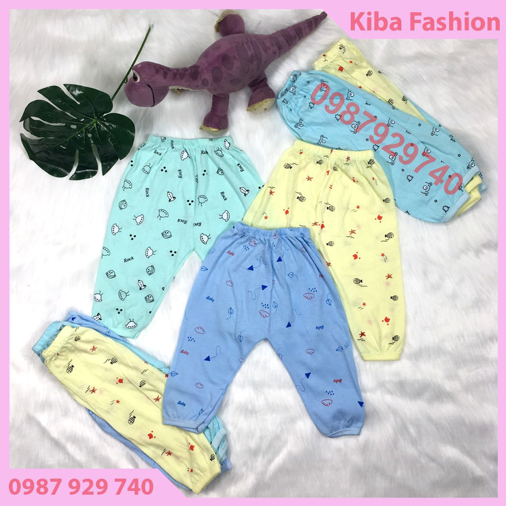 Combo 10 chiếc Quần dài sơ sinh in hình cotton 100% cho bé 2-9kg - QD - QSSIH0450 - / quần chục cho bé / quan ao tre e / quần áo tre em / quần trẻ em / quần cho trẻ sơ sinh / quần cho bé trai / quần đùi bé trai / quần bé gái