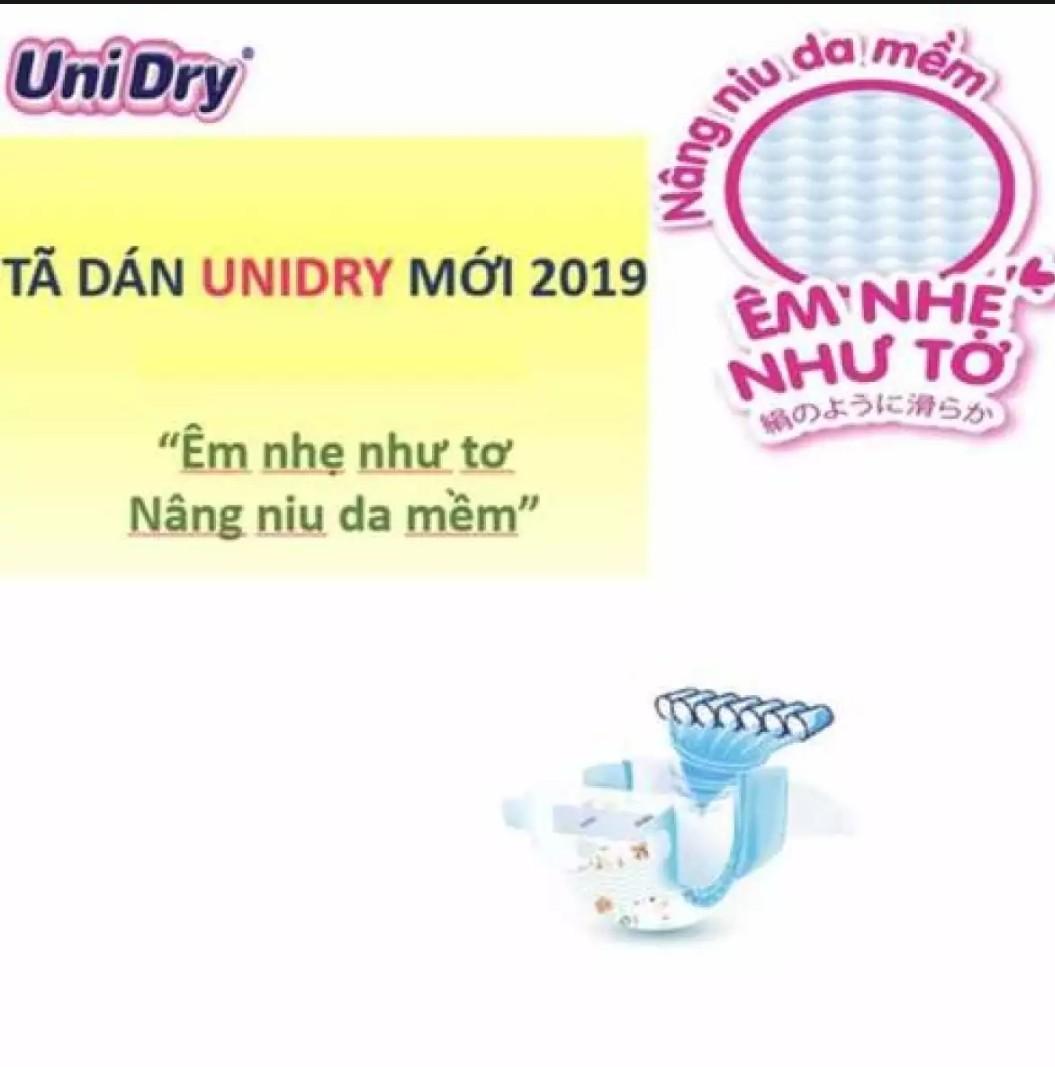 Combo 2 bịch tã dán Unidry mẫu mớ  size M từ 6-11kg