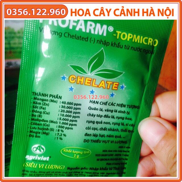 Phân bón lá Siêu Vi Lượng Chelate Profarm TopMicro gói 2 gram Thái Lan