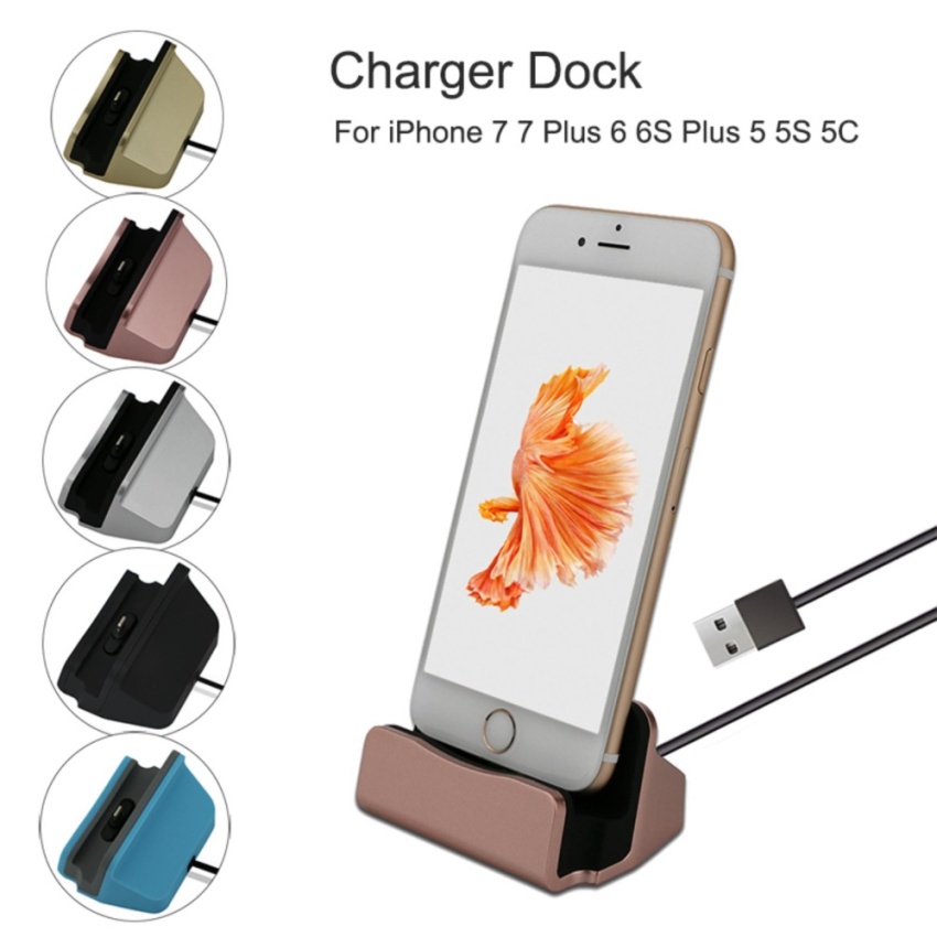 Dock sạc kiêm giá đỡ cho điện thoại Iphone