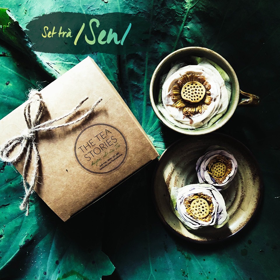 Trà /sen/ - 7 hoa sen tuyệt đẹp - trà hoa the tea stories