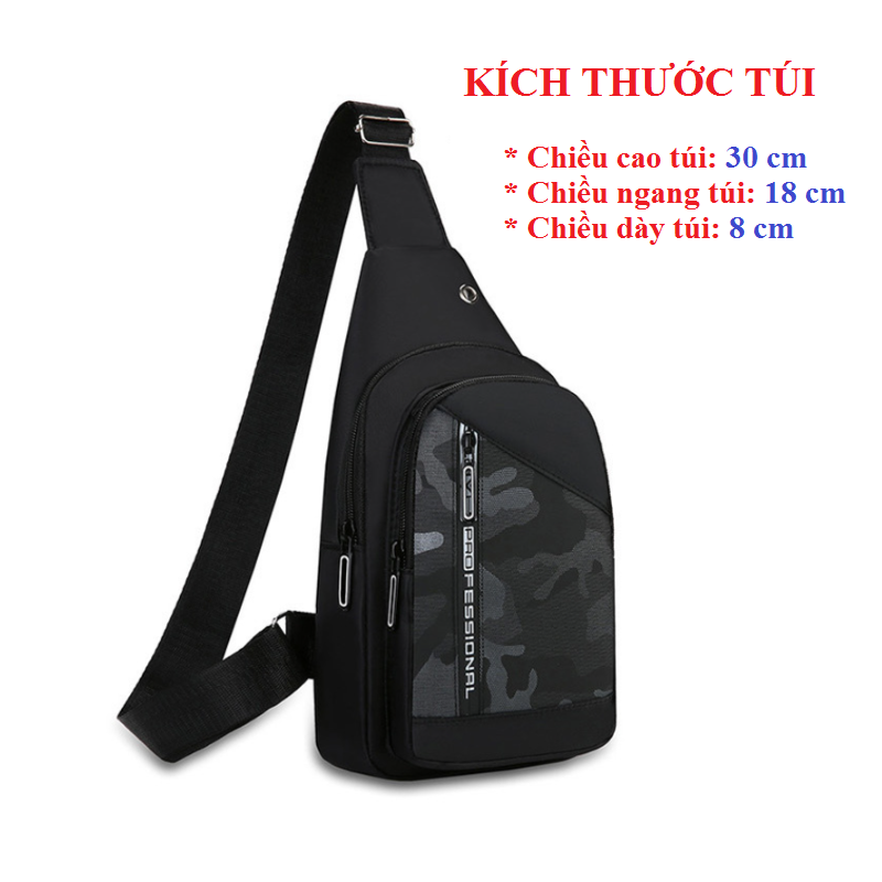 Túi Đeo Chéo Nam Chống Nước Bền Đẹp TC1