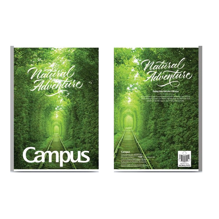 Vở kẻ ngang có chấm Campus Adventure 120 trang