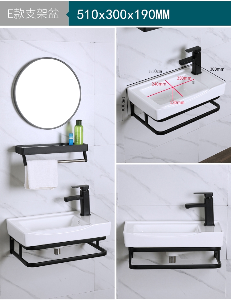 Bộ chậu lavabo treo tường cực đẹp