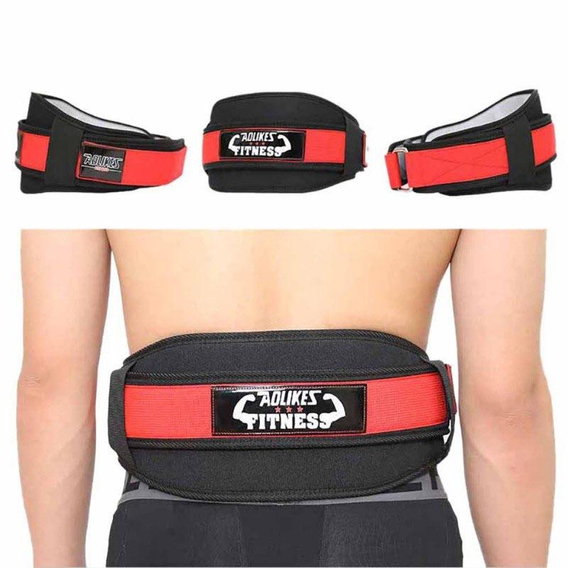 Đai lưng gánh tạ tập gym aolikes 7983