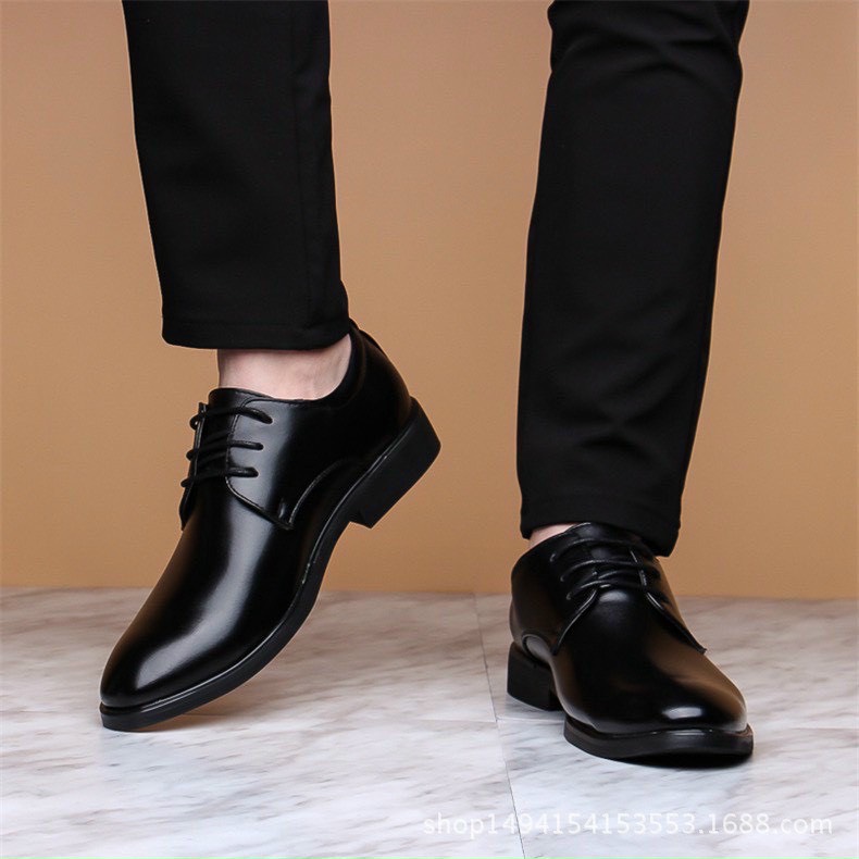 Giày tây nam cột dây