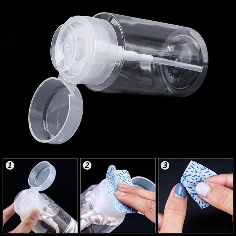 Chai đựng nước rửa móng, chai tẩy trang móng- chai chiết nước tẩy trang