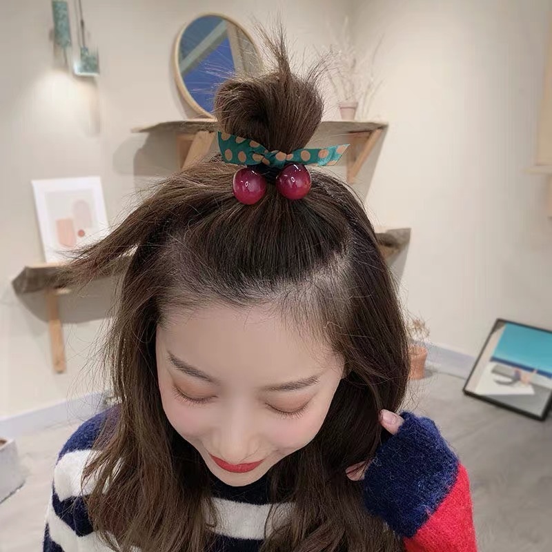 Cột tóc buộc tóc CHERRY cho nữ giá rẻ thời trang Ni9
