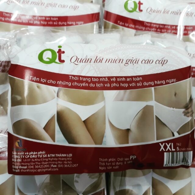 Quần lót giấy dùng 1 lần