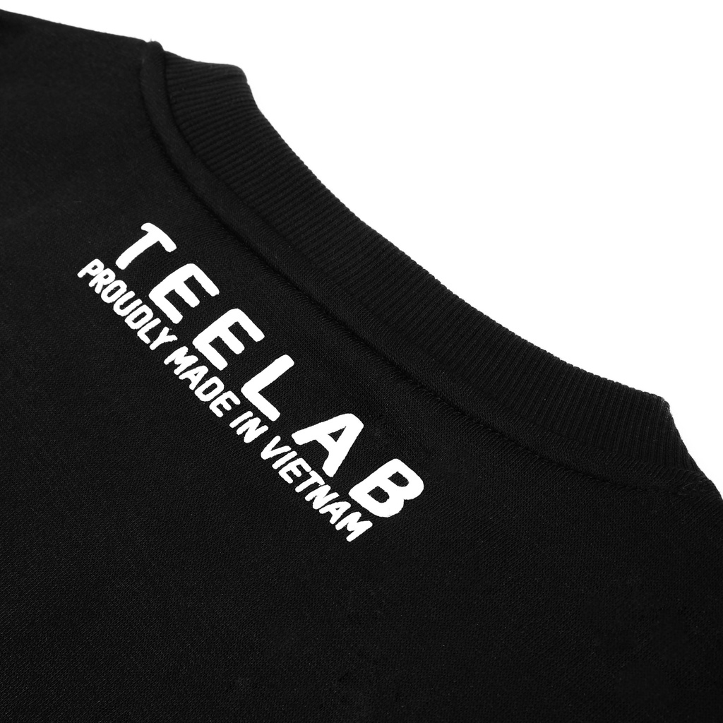 LUCKÁo Sweater Dài Tay Unisex Teelab Basic Logo LS002