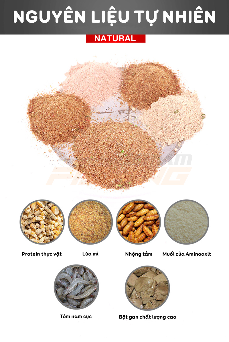 Mồi Hua chuyên câu Rô Phi số 1 và 2
