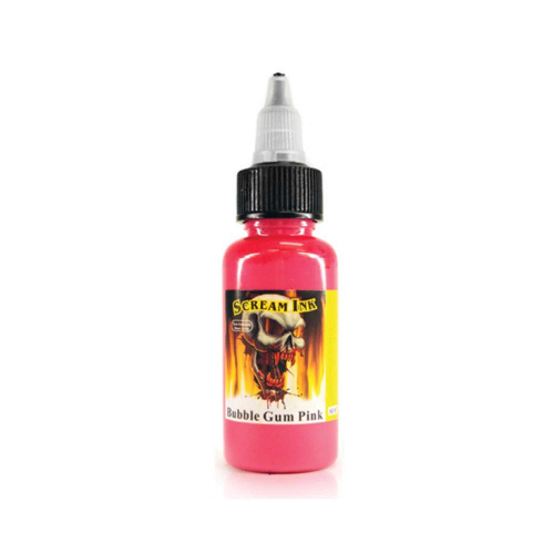 Mực xăm Scream Ink Bubble Gum Pink 15ml (dành cho máy xăm, kim xăm, tattoo ink)