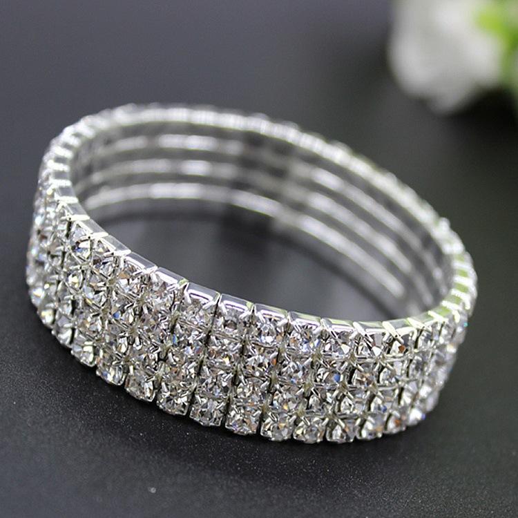 Lắc Tay Nữ Đính Đá Lấp Lánh 3 Vòng