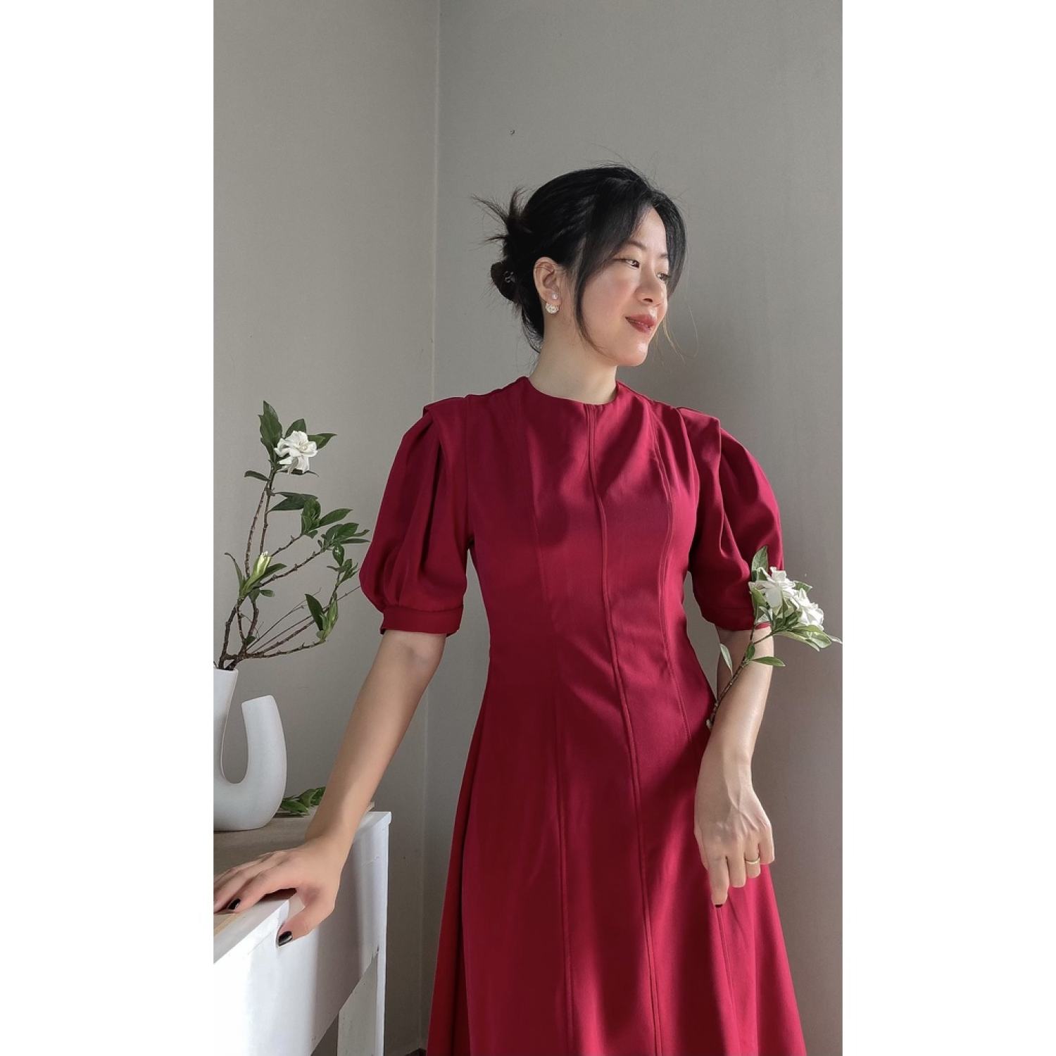 Đầm dáng dài 8 mảnh