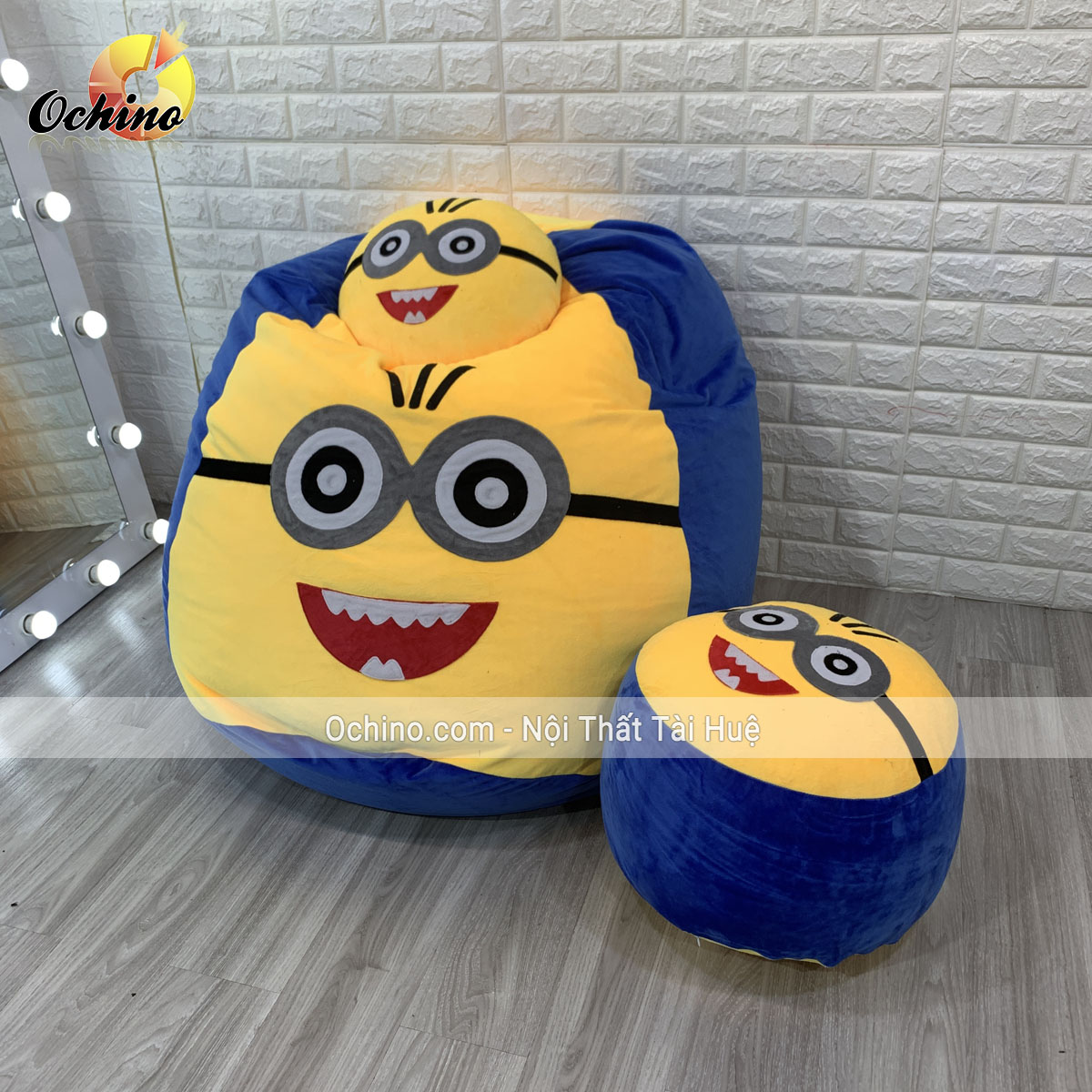 Buy Yellow & Blue Minion Pattarn Printed Small Backpack Online in India at  Bewakoof