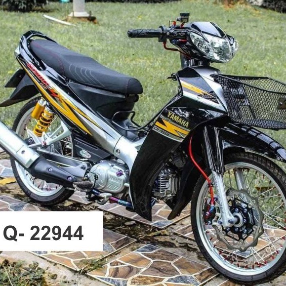 Tem rời Sirius ZX dán xe đen decal