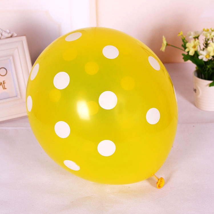 10 bong bóng chấm bi trang trí sinh nhật B002