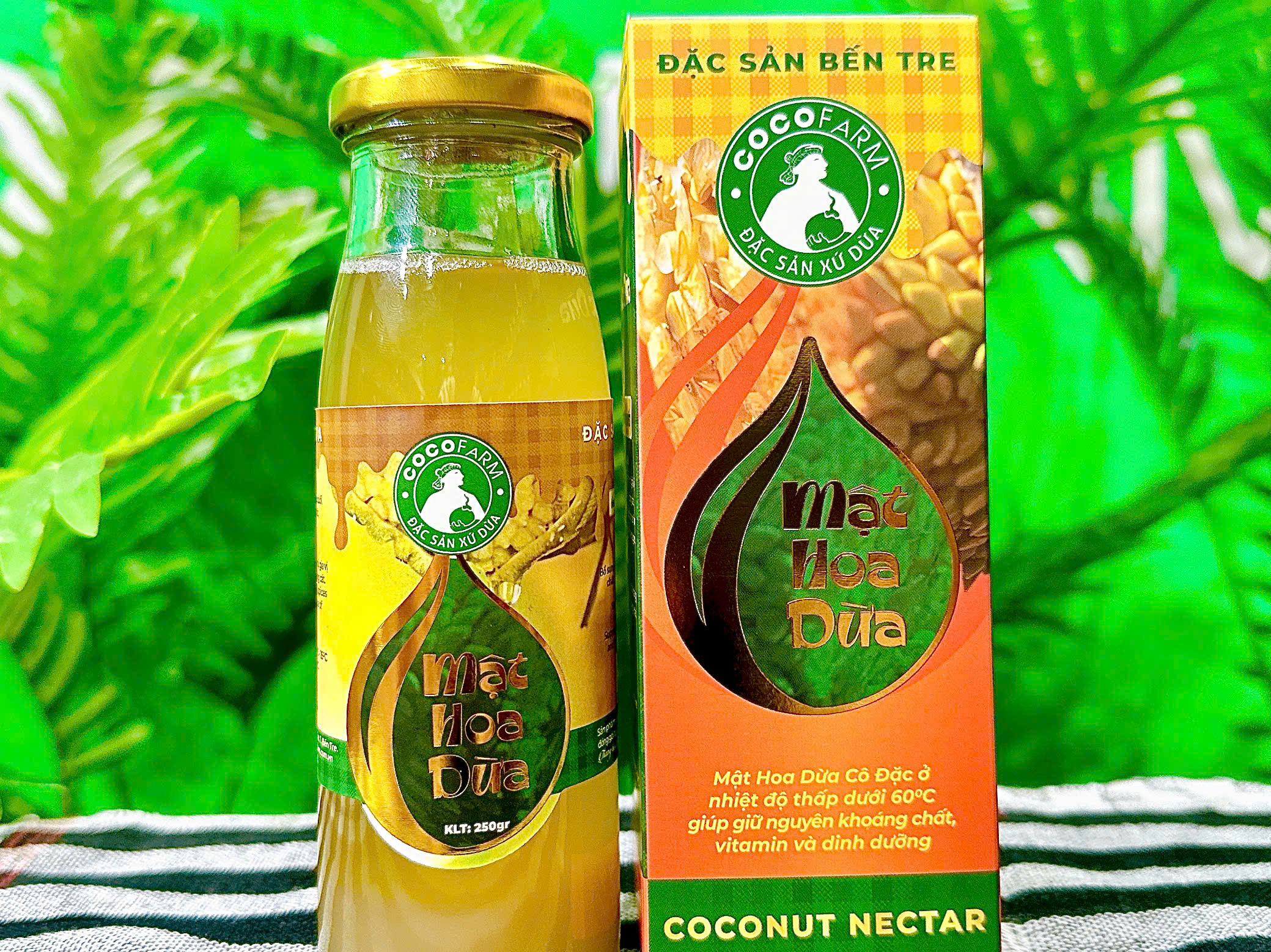 MẬT HOA DỪA CÔ ĐẶC COCOFARM 250gr
