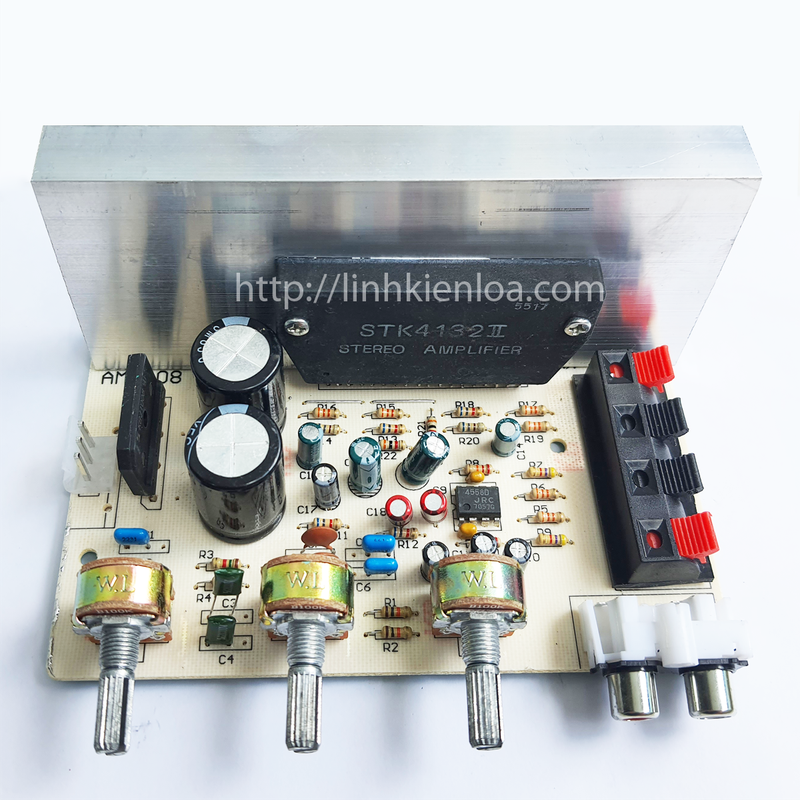 Amplifications circuit BTL Power 2.0 capacity: STK 4162ii-4132ii or 4152ii, power 12V-18V, Power 50W + 50W use of Speaker pull, karaoke. V. v…