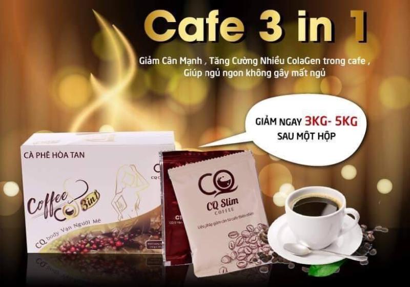 CAFE GIẢM CÂN CQ SLIM COFFEE THAILAND