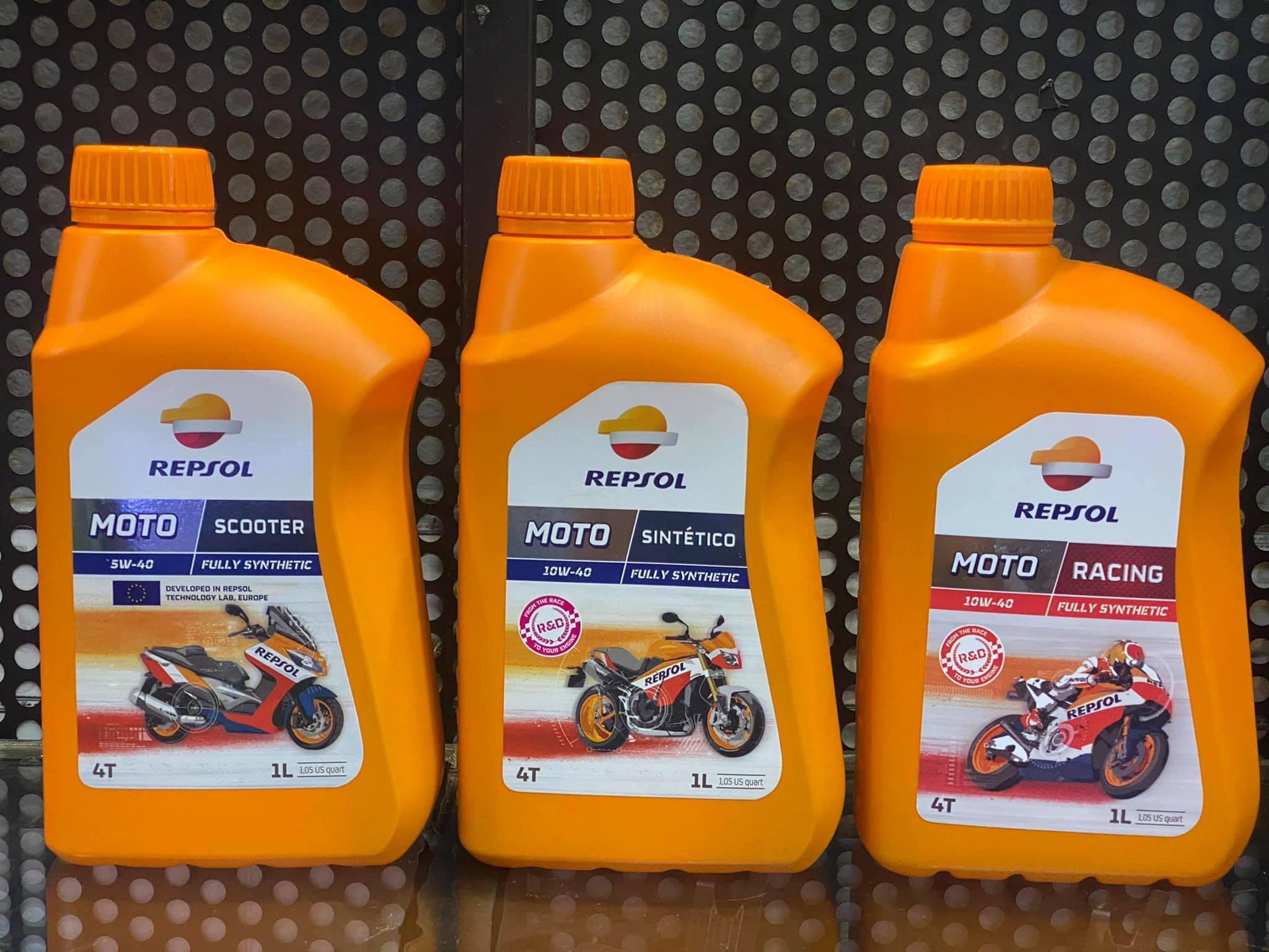 Nhớt Repsol Racing 10w40 Mẫu Mới