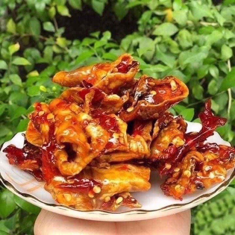 [ Combo 2 Hũ ] Mực Rim Me + Mực rim sa tế  ( mỗi hũ 200gram )