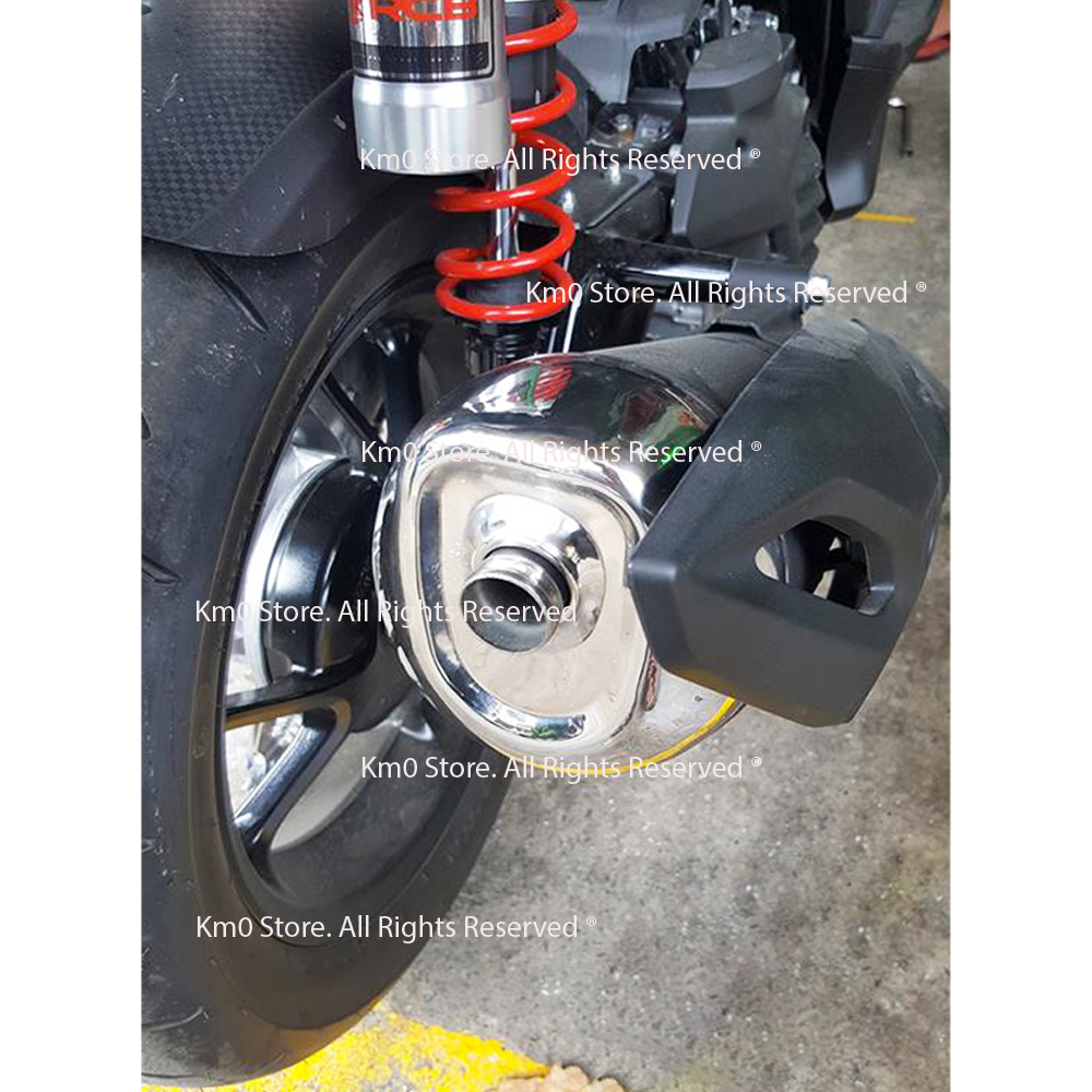Chụp Đuôi Pô NVX 2017 - 2020 INOX