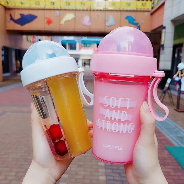 Bình Nước Chia 2 ngăn tiện lợi 400ml