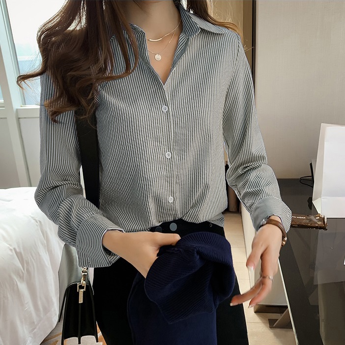 [HCM]Áo Sơ Mi Công Sở Kẻ Sọc