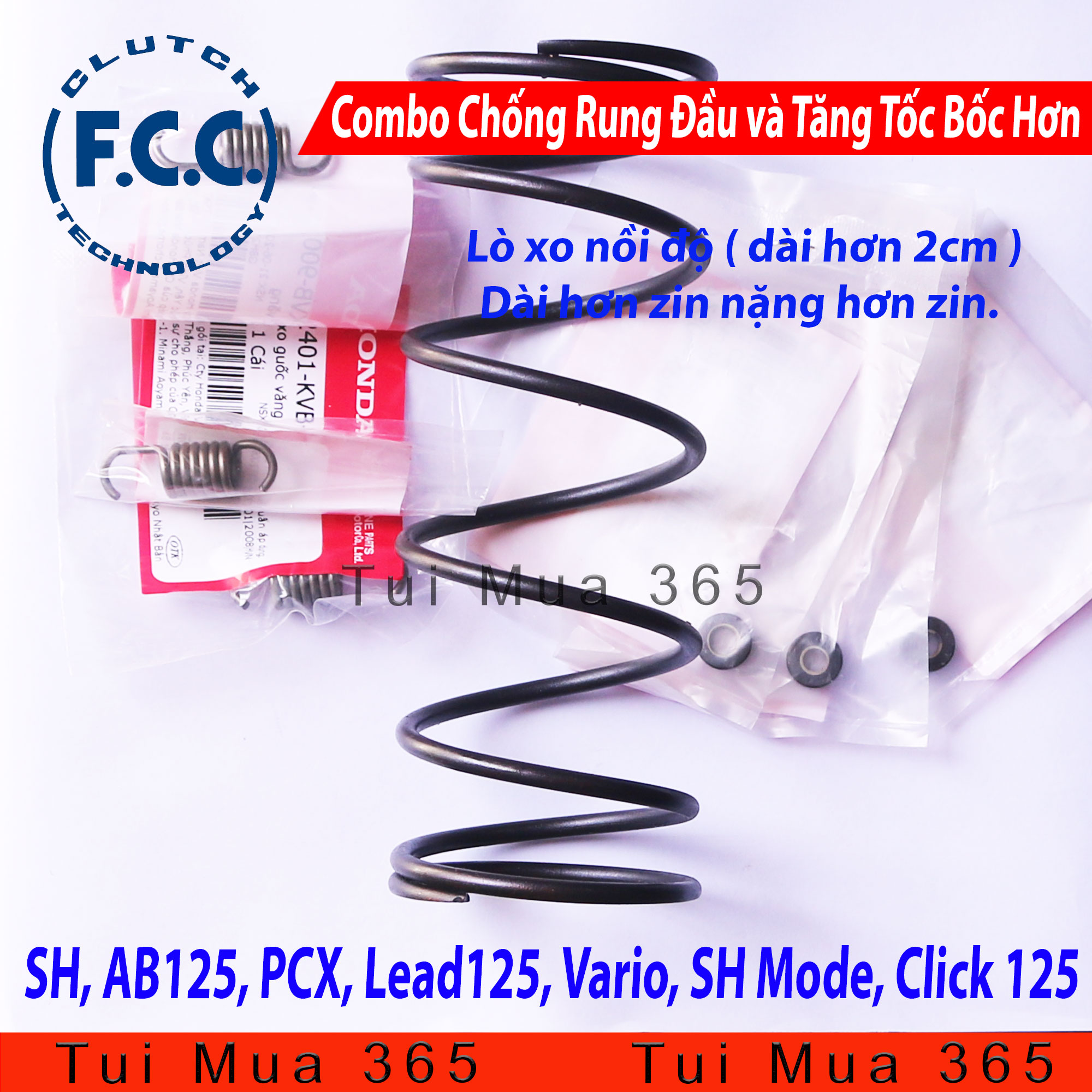 [HCM]Combo lò xo nồi độ cho Vision - Tăng tốc bốc và mạnh hơn