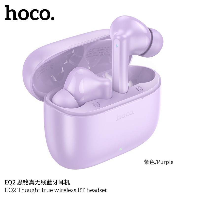 HoCo EQ2 thoight w5.3 TWS Bluetooth headset, 7h battery-best computer