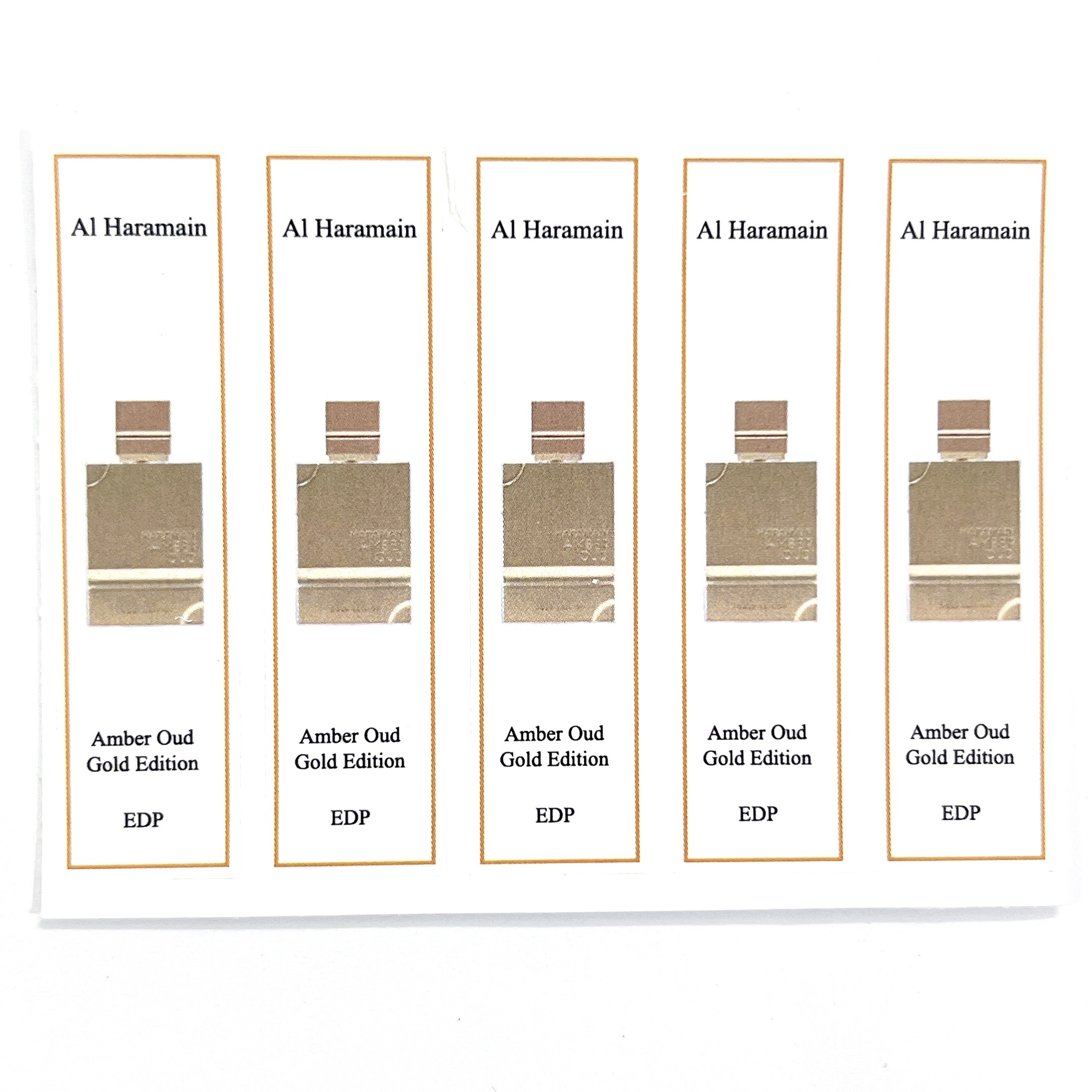 [HCMC] combo 10 PCs of Haramain perfume bottle sticker for full range extract bottle