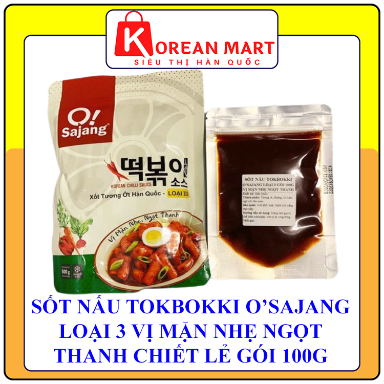 Sốt nấu Tokbokki Hàn quốc gói  100g
