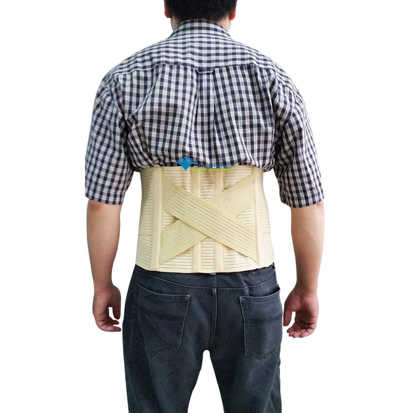 [HCM]Đai cố định thắt lưng cột sống Dyna thoáng khí D11 (Nâu)