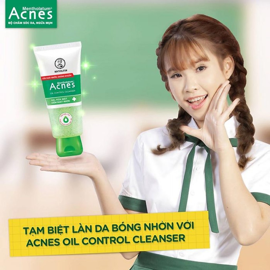 Gel rửa mặt Acnes kiểm soát nhờn 100g