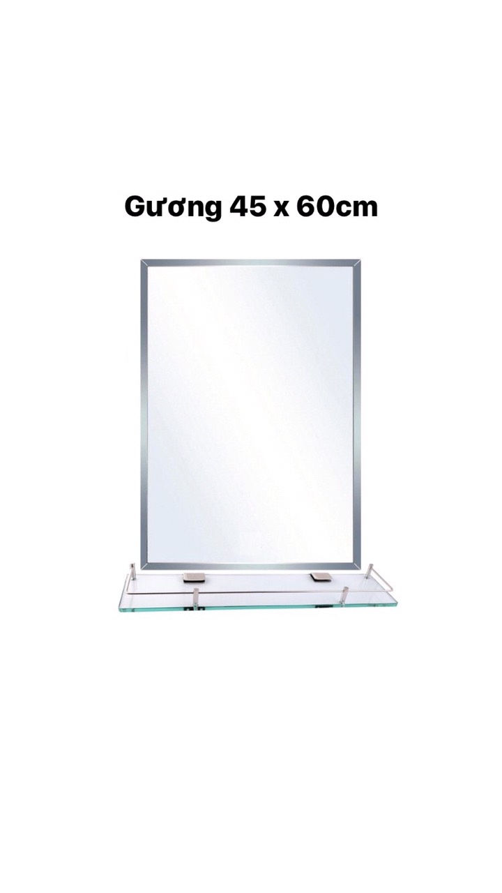 COMBO GƯƠNG PHÒNG TẮM VÀ KỆ GƯƠNG CAO CẤPINOX 304, COMBO GƯƠNG VUÔNG 45-60 VÀ KỆ KÍNH,GƯƠNG TREO TƯỜNG, GƯƠNG SOI