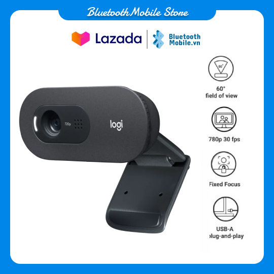 Webcam logitech c505e - chất lượng hd, âm thanh rõ ràng, kết nối dễ dàng