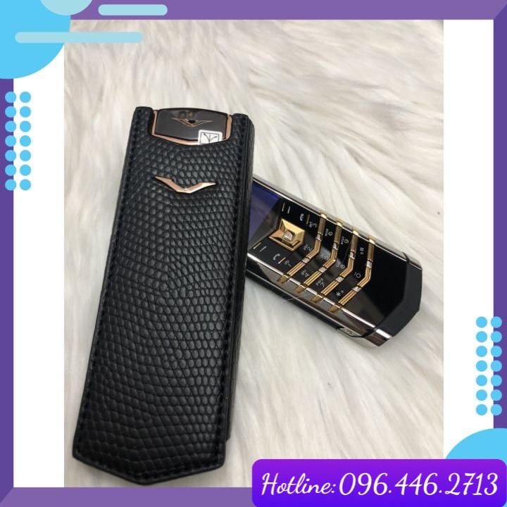 ⚡[Gía Sốc] Bao da Vertu Singature S đứng không nắp ⚡