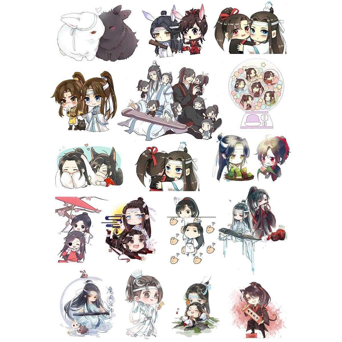 Bộ sticker ma đạo tổ sư 100 ảnh