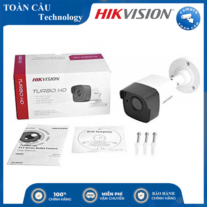 [100% CHÍNH HÃNG] Camera HD-TVI 5MP Hikvision DS-2CE16H0T-ITF- Camera Toàn Cầu