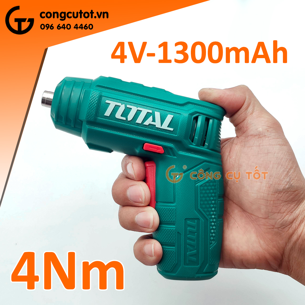 Máy siết vít dùng pin 4V TOTAL TSDLI0402