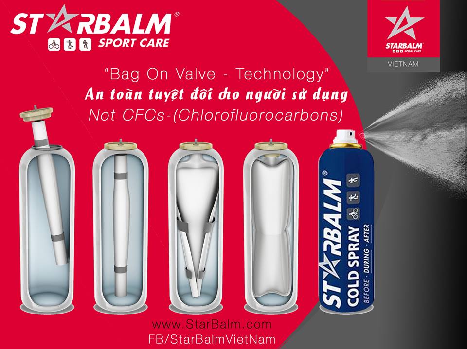 Chai xịt lạnh starbalm® cold spray 150ml